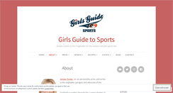 Desktop Screenshot of girlsguidetosports.com